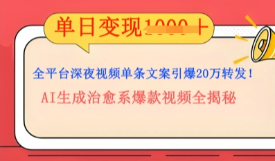 全平台深夜文案新风口：DeepSeek生成百万播放量金句，治愈系内容涨粉速度快4倍-金牛零本营